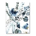 Picture of Dainty Bloom Gray II  _GroupedProduct_Rectangle_Portrait_Canvas_