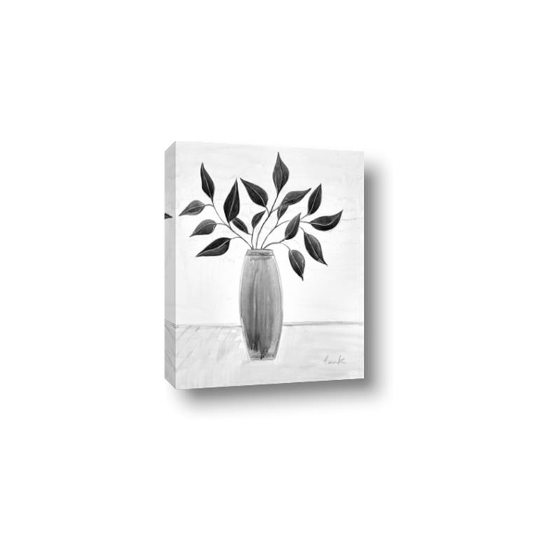 Picture of Black Vase Botanical I _GroupedProduct_Rectangle_Portrait_Canvas_