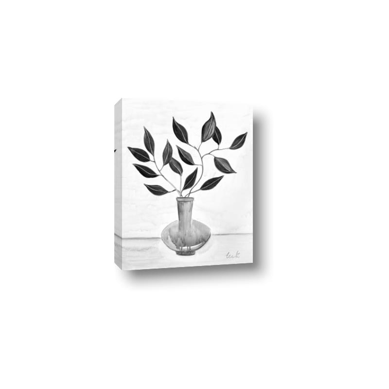 Picture of Black Vase Botanical II _GroupedProduct_Rectangle_Portrait_Canvas_