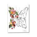 Picture of Floral Butterfly I _GroupedProduct_Rectangle_Portrait_Canvas_