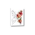 Picture of Floral Butterfly II _GroupedProduct_Rectangle_Portrait_Canvas_