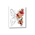Picture of Floral Butterfly II _GroupedProduct_Rectangle_Portrait_Canvas_