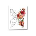 Picture of Floral Butterfly II _GroupedProduct_Rectangle_Portrait_Canvas_