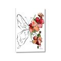 Picture of Floral Butterfly II _GroupedProduct_Rectangle_Portrait_Canvas_