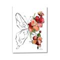 Picture of Floral Butterfly II _GroupedProduct_Rectangle_Portrait_Canvas_