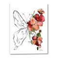 Picture of Floral Butterfly II _GroupedProduct_Rectangle_Portrait_Canvas_