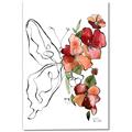 Picture of Floral Butterfly II _GroupedProduct_Rectangle_Portrait_Canvas_