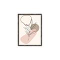 Picture of Mid Century Botanical I  _GroupedProduct_Rectangle_Portrait_Canvas_Framed_