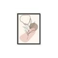 Picture of Mid Century Botanical I  _GroupedProduct_Rectangle_Portrait_Canvas_Framed_