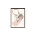 Picture of Mid Century Botanical I  _GroupedProduct_Rectangle_Portrait_Canvas_Framed_