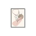Picture of Mid Century Botanical I  _GroupedProduct_Rectangle_Portrait_Canvas_Framed_