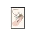 Picture of Mid Century Botanical I  _GroupedProduct_Rectangle_Portrait_Canvas_Framed_