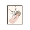 Picture of Mid Century Botanical I  _GroupedProduct_Rectangle_Portrait_Canvas_Framed_