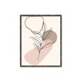 Picture of Mid Century Botanical I  _GroupedProduct_Rectangle_Portrait_Canvas_Framed_