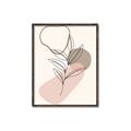 Picture of Mid Century Botanical I  _GroupedProduct_Rectangle_Portrait_Canvas_Framed_