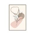 Picture of Mid Century Botanical I  _GroupedProduct_Rectangle_Portrait_Canvas_Framed_