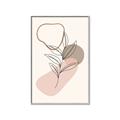 Picture of Mid Century Botanical I  _GroupedProduct_Rectangle_Portrait_Canvas_Framed_