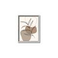Picture of Mid Century Botanical II _GroupedProduct_Rectangle_Portrait_Canvas_Framed_