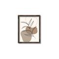 Picture of Mid Century Botanical II _GroupedProduct_Rectangle_Portrait_Canvas_Framed_