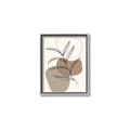 Picture of Mid Century Botanical II _GroupedProduct_Rectangle_Portrait_Canvas_Framed_