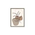 Picture of Mid Century Botanical II _GroupedProduct_Rectangle_Portrait_Canvas_Framed_