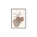Picture of Mid Century Botanical II _GroupedProduct_Rectangle_Portrait_Canvas_Framed_