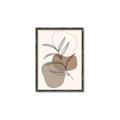 Picture of Mid Century Botanical II _GroupedProduct_Rectangle_Portrait_Canvas_Framed_