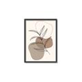 Picture of Mid Century Botanical II _GroupedProduct_Rectangle_Portrait_Canvas_Framed_