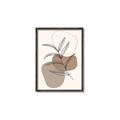 Picture of Mid Century Botanical II _GroupedProduct_Rectangle_Portrait_Canvas_Framed_