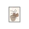 Picture of Mid Century Botanical II _GroupedProduct_Rectangle_Portrait_Canvas_Framed_