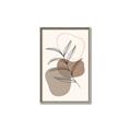 Picture of Mid Century Botanical II _GroupedProduct_Rectangle_Portrait_Canvas_Framed_