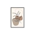 Picture of Mid Century Botanical II _GroupedProduct_Rectangle_Portrait_Canvas_Framed_