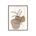 Picture of Mid Century Botanical II _GroupedProduct_Rectangle_Portrait_Canvas_Framed_
