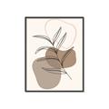 Picture of Mid Century Botanical II _GroupedProduct_Rectangle_Portrait_Canvas_Framed_