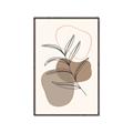 Picture of Mid Century Botanical II _GroupedProduct_Rectangle_Portrait_Canvas_Framed_