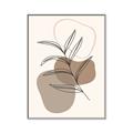 Picture of Mid Century Botanical II _GroupedProduct_Rectangle_Portrait_Canvas_Framed_