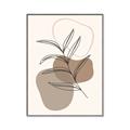 Picture of Mid Century Botanical II _GroupedProduct_Rectangle_Portrait_Canvas_Framed_