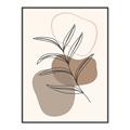 Picture of Mid Century Botanical II _GroupedProduct_Rectangle_Portrait_Canvas_Framed_