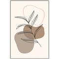 Picture of Mid Century Botanical II _GroupedProduct_Rectangle_Portrait_Canvas_Framed_