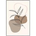 Picture of Mid Century Botanical II _GroupedProduct_Rectangle_Portrait_Canvas_Framed_