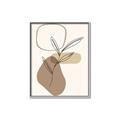 Picture of Mid Century Botanical III _GroupedProduct_Rectangle_Portrait_Canvas_Framed_