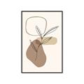 Picture of Mid Century Botanical III _GroupedProduct_Rectangle_Portrait_Canvas_Framed_
