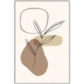 Picture of Mid Century Botanical III _GroupedProduct_Rectangle_Portrait_Canvas_Framed_