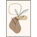 Picture of Mid Century Botanical III _GroupedProduct_Rectangle_Portrait_Canvas_Framed_