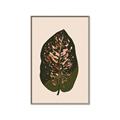 Picture of Color Block Leaves I  _GroupedProduct_Rectangle_Portrait_Canvas_Framed_