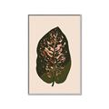Picture of Color Block Leaves I  _GroupedProduct_Rectangle_Portrait_Canvas_Framed_