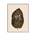 Picture of Color Block Leaves I  _GroupedProduct_Rectangle_Portrait_Canvas_Framed_