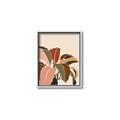 Picture of Color Block Leaves IV _GroupedProduct_Rectangle_Portrait_Canvas_Framed_