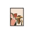 Picture of Color Block Leaves IV _GroupedProduct_Rectangle_Portrait_Canvas_Framed_