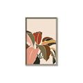 Picture of Color Block Leaves IV _GroupedProduct_Rectangle_Portrait_Canvas_Framed_